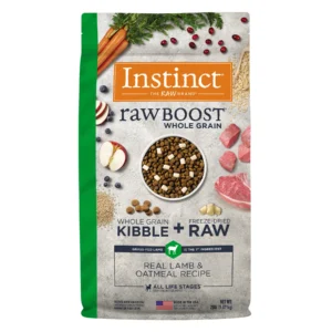Alimento Para Perros - Instinct Raw Boost de Cordero con Granos y Avena - Bolsa de 9.07kg